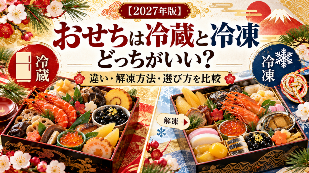 おせち冷蔵冷凍どっち