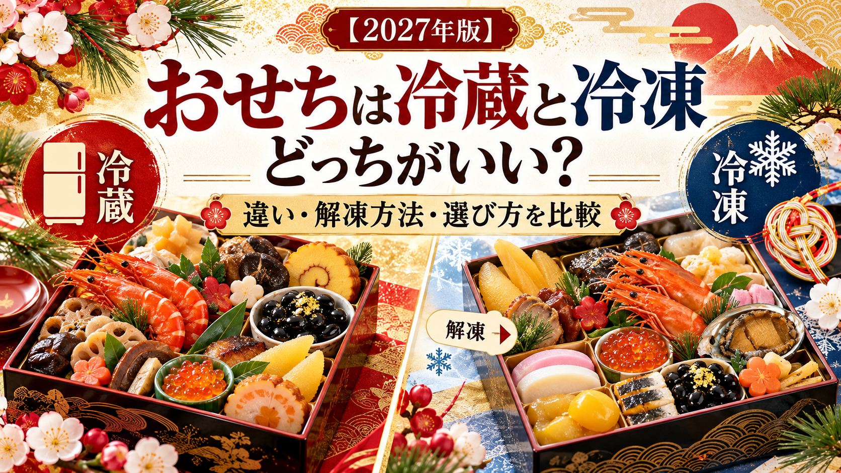 おせち冷蔵冷凍どっち